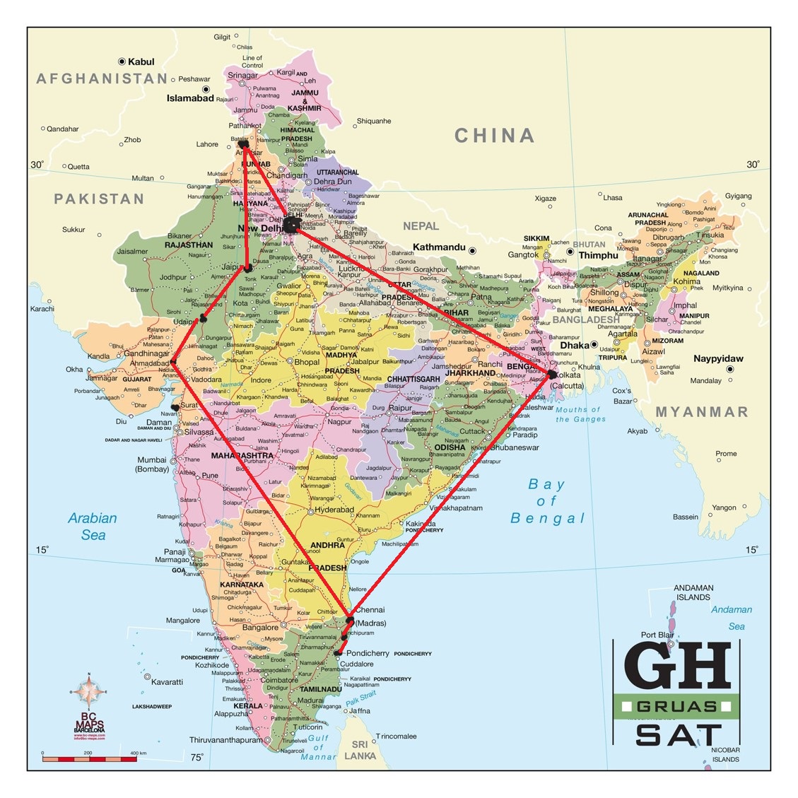 FHGPA_IndiaTrip_Map