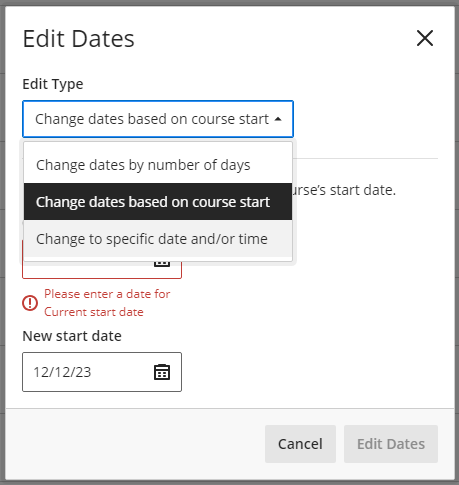 Batch Edit Specific Date